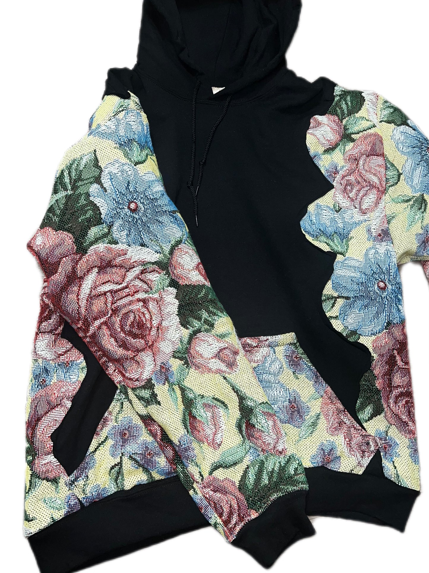 Floral Hoodie (Unisex L)