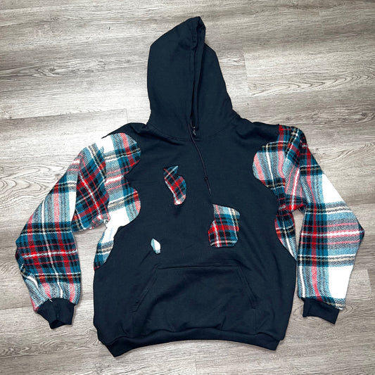 Cut & Sew Fleeced Hoodie (Unisex L) - 1of1