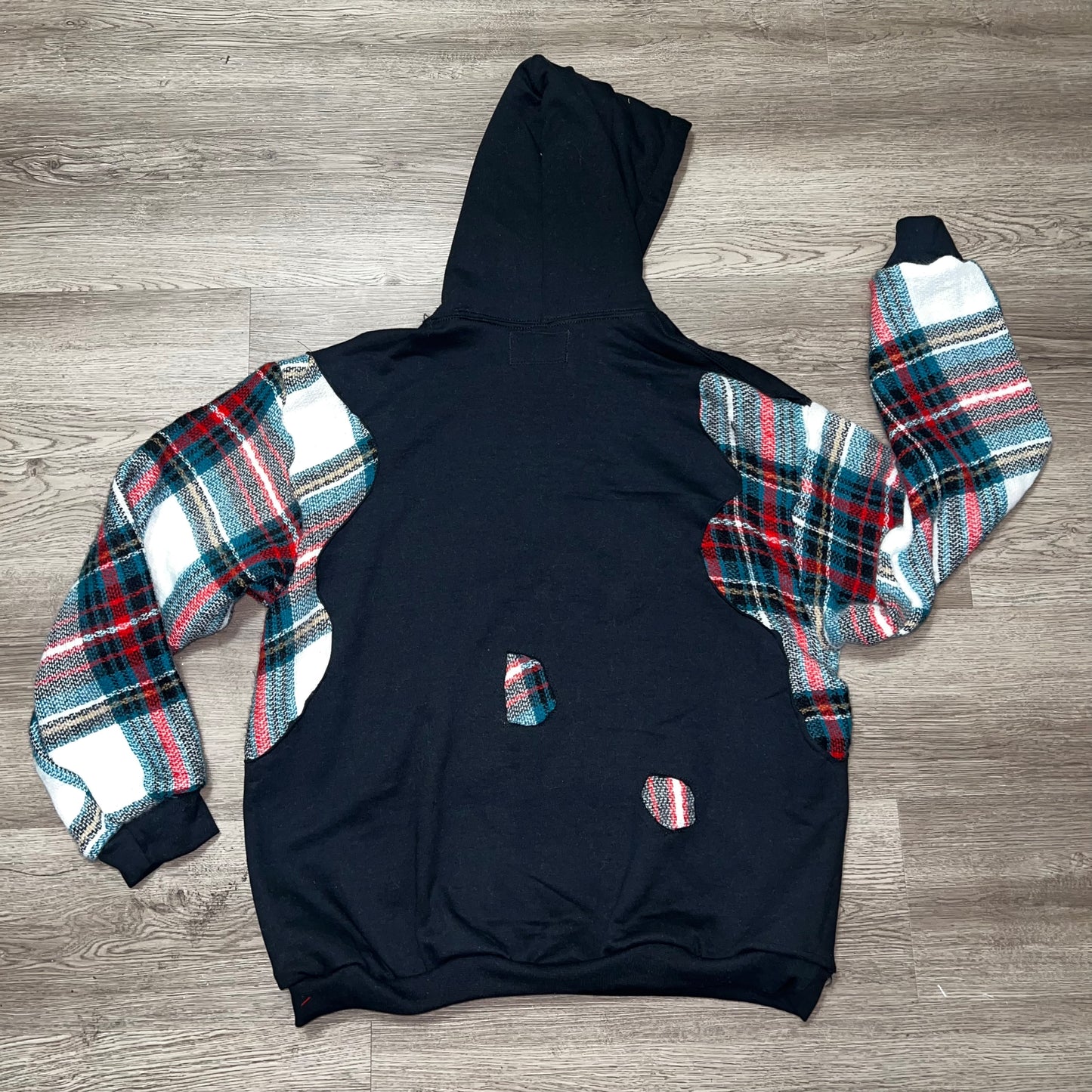 Cut & Sew Fleeced Hoodie (Unisex L) - 1of1