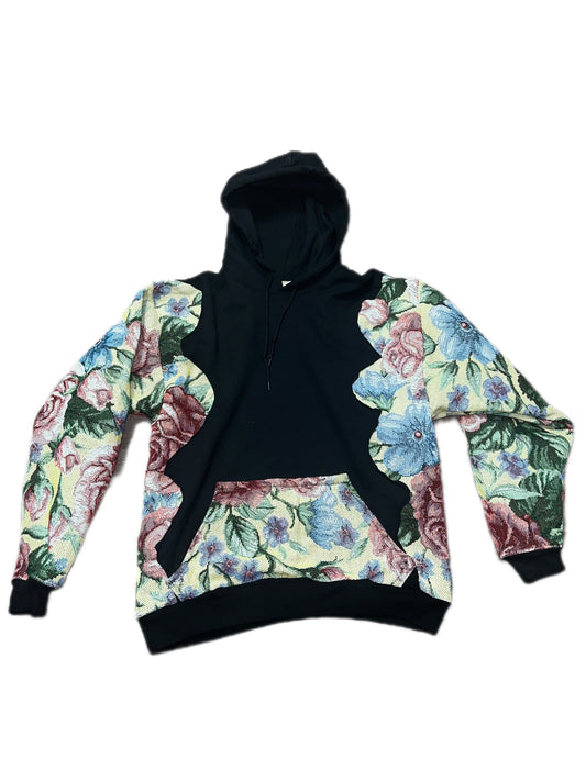 Floral Hoodie (Unisex L)