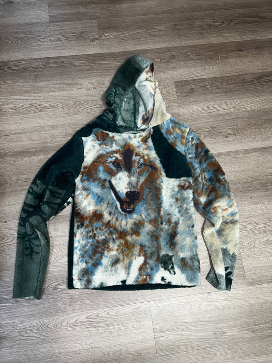 HANDMADE Soft Sherpa Hoodie (WOLF PACK)